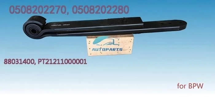 Leaf Spring Oem 0508202280,0508202270,88031400,PT21211000001 For BPW Air Suspension suppliers