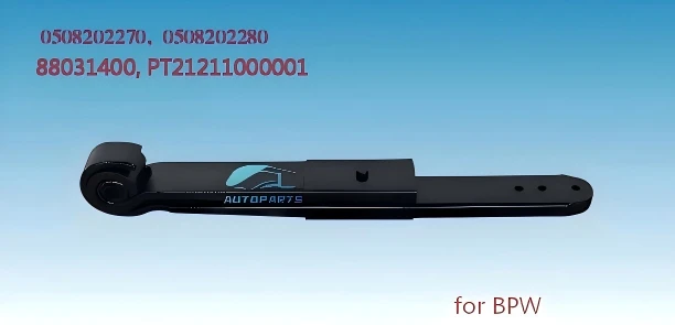 Leaf Spring Oem 0508202280,0508202270,88031400,PT21211000001 For BPW Air Suspension factory